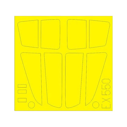 eduard ex550 1 48 mask su 34 for hobby boss canopy mask set
