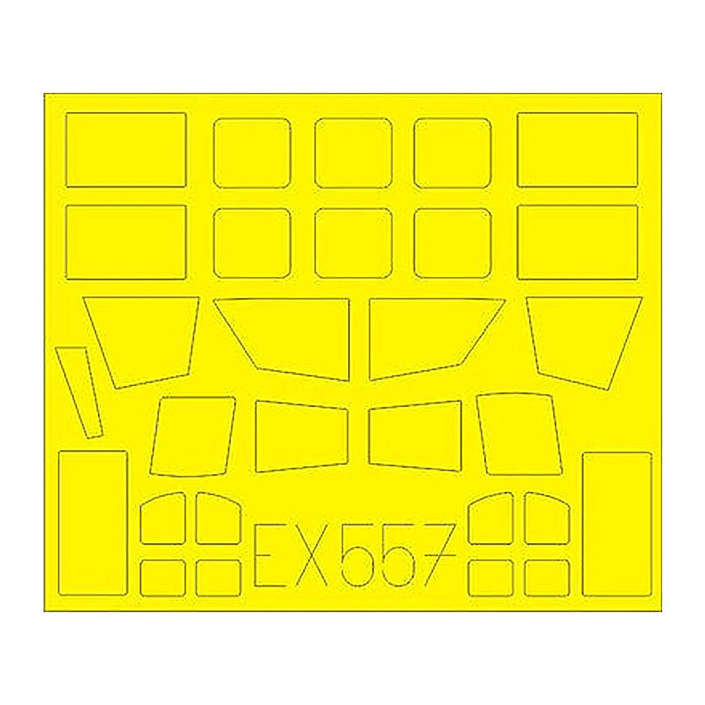 eduard ex557 1 48 mask walrus mk i for air canopy mask set