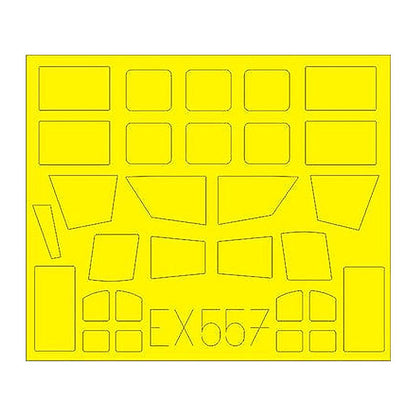 eduard ex557 1 48 mask walrus mk i for air canopy mask set