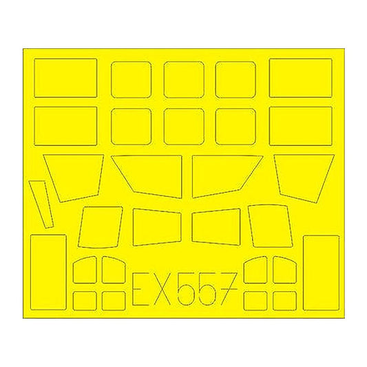 eduard ex557 1 48 mask walrus mk i for air canopy mask set