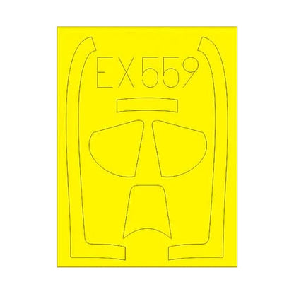 eduard ex559 1 48 mask p 51d for meng canopy mask set