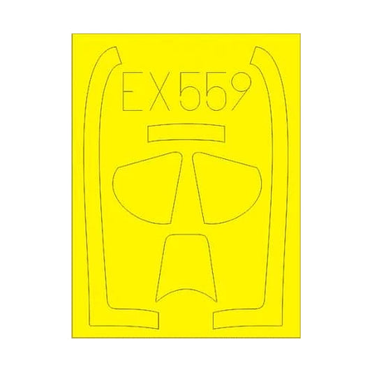 eduard ex559 1 48 mask p 51d for meng canopy mask set