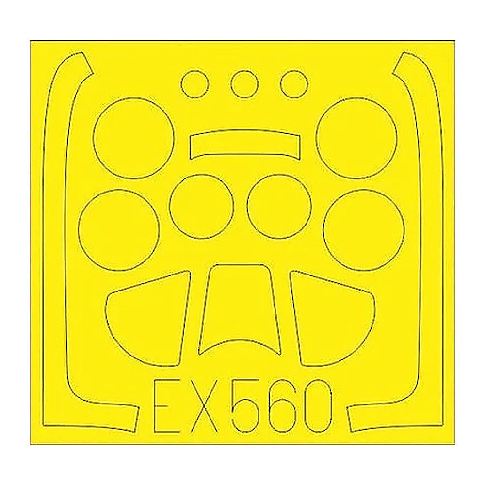 eduard ex560 1 48 mask p 51d for air canopy mask set
