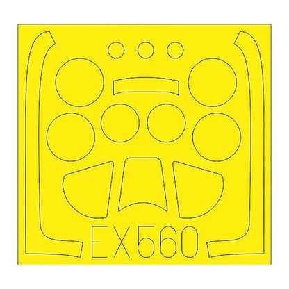 eduard ex560 1 48 mask p 51d for air canopy mask set