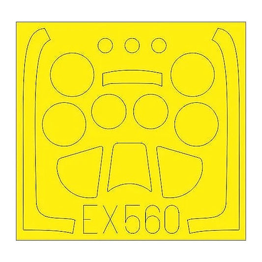 eduard ex560 1 48 mask p 51d for air canopy mask set