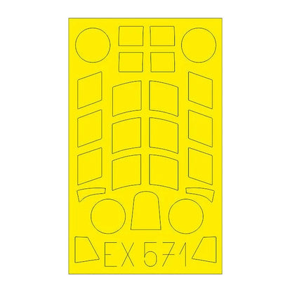 eduard ex571 1 48 mask sea hurricane mk i for air canopy mask set