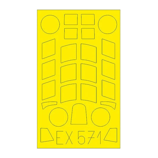 eduard ex571 1 48 mask sea hurricane mk i for air canopy mask set