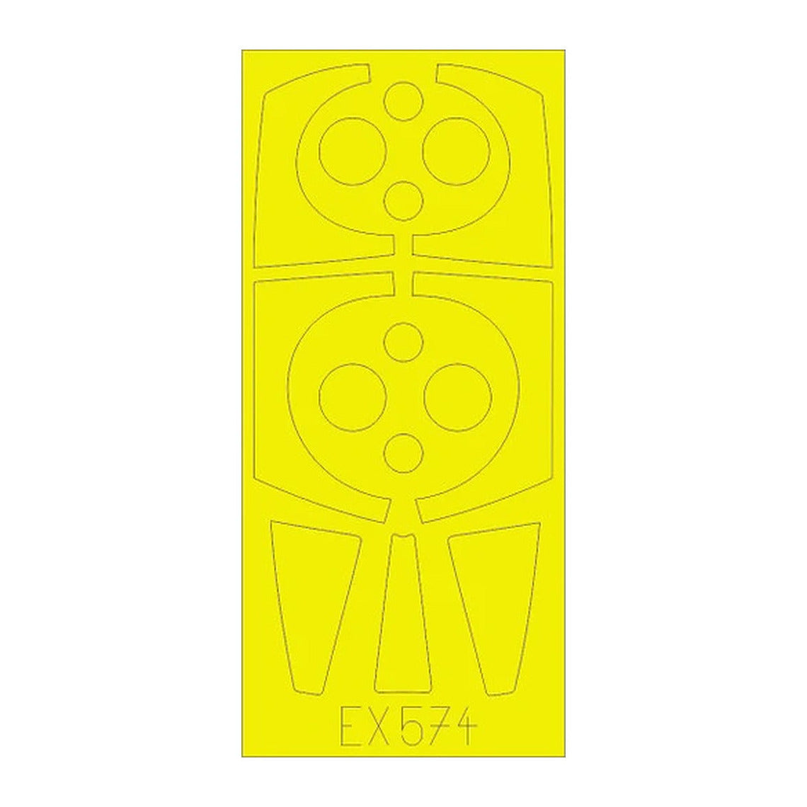 eduard ex574 1 48 mask tornado f3 adv for rmg canopy mask set