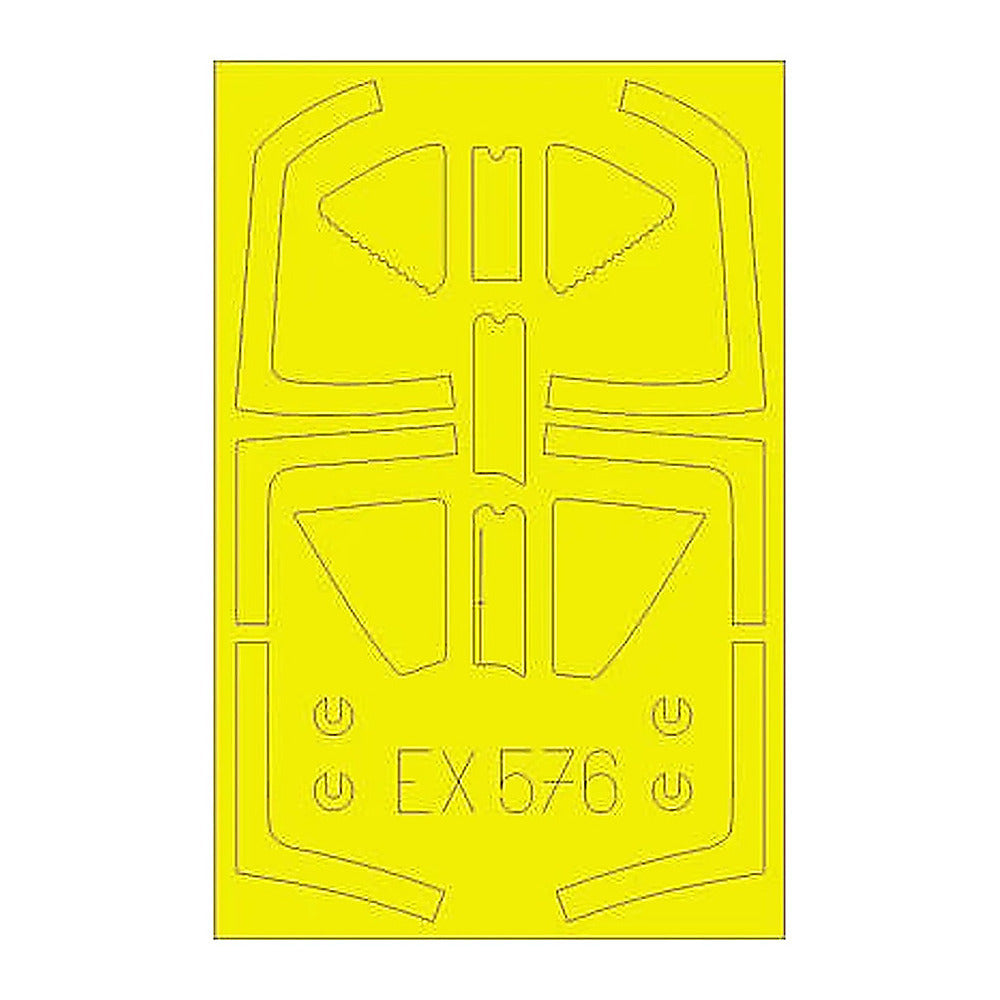 eduard ex576 1 48 mask harrier t 2 t 4 t 8 for kinetic canopy mask set