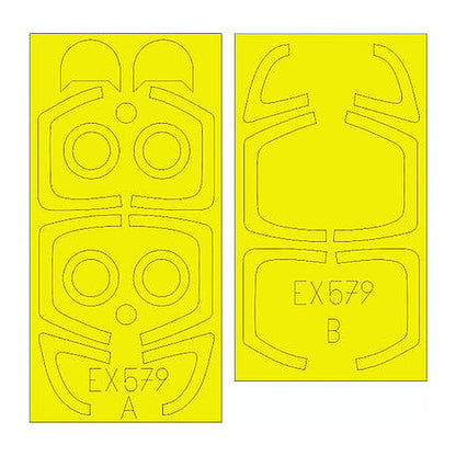 eduard ex579 1 48 mask l39c albatros tface canopy mask set for trp