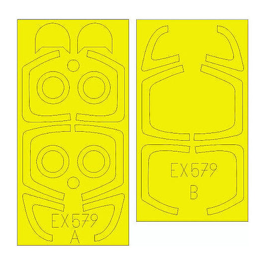 eduard ex579 1 48 mask l39c albatros tface canopy mask set for trp