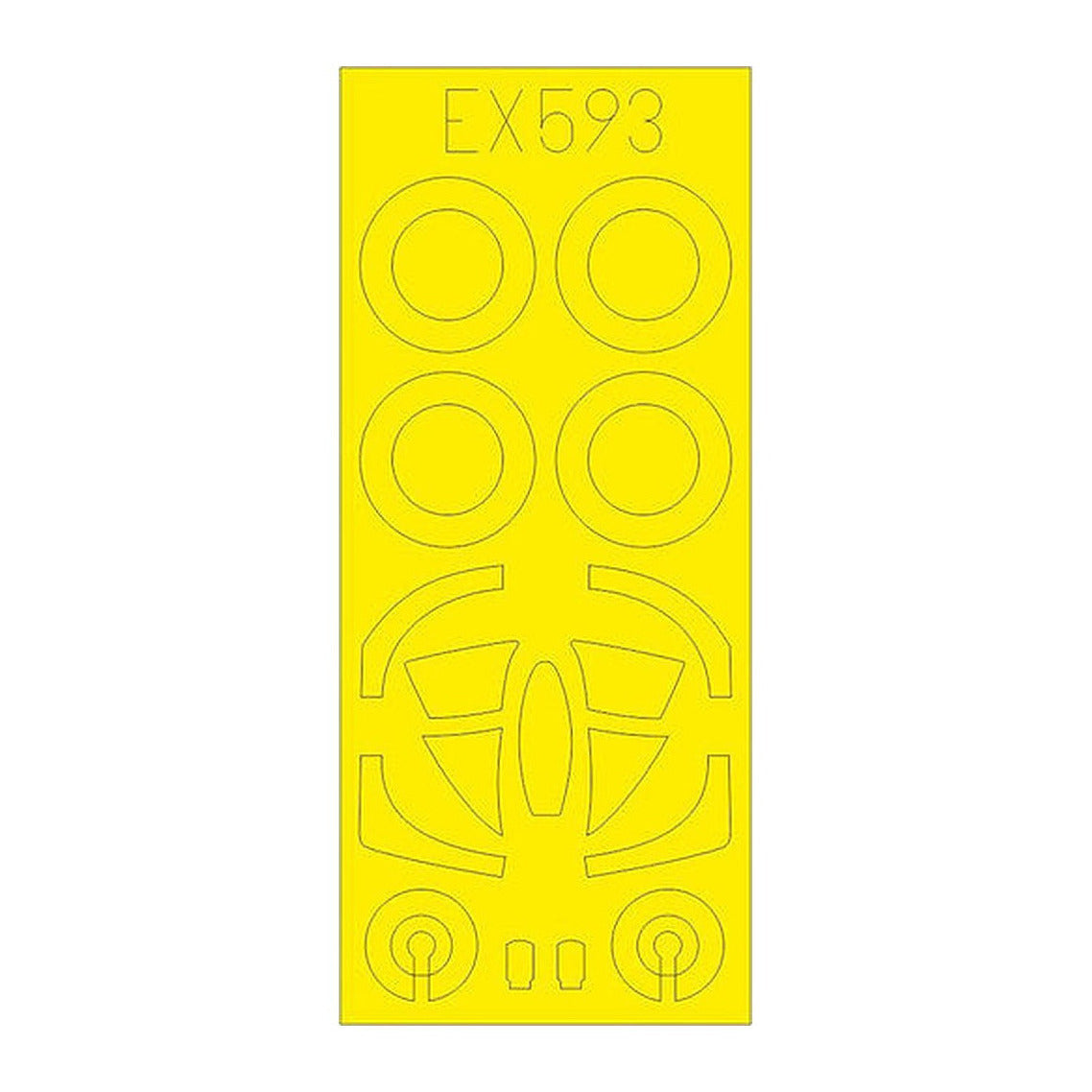 eduard ex593 1 48 mask a 4f for hbb canopy mask set