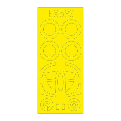eduard ex593 1 48 mask a 4f for hbb canopy mask set