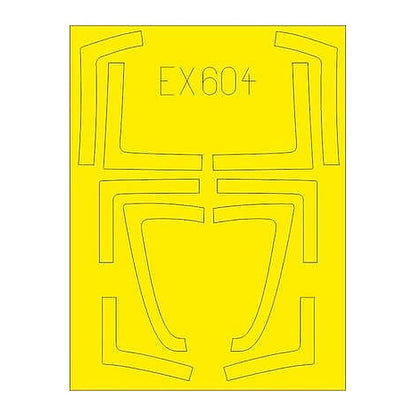 eduard ex604 1 48 mask f a 18b d for kin canopy mask set
