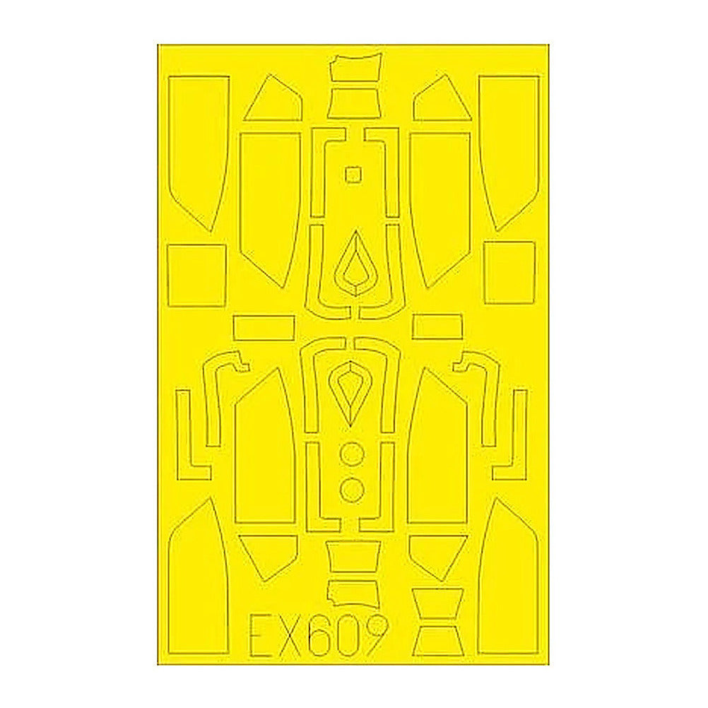 eduard ex609 1 48 mask bf109g10 tface canopy mask set for edu