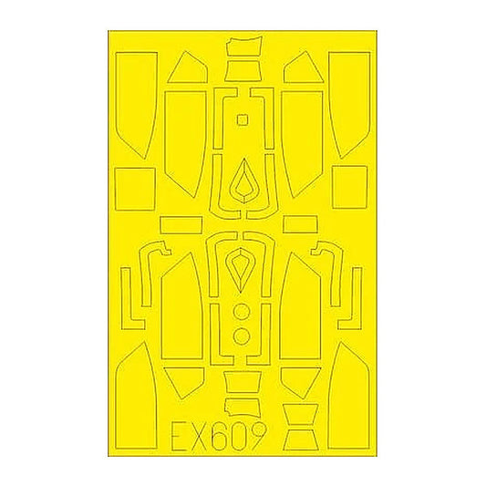 eduard ex609 1 48 mask bf109g10 tface canopy mask set for edu