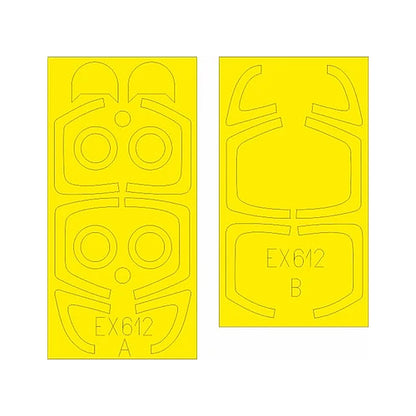 eduard ex612 1 48 mask l39za tface canopy mask set for trp
