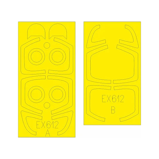eduard ex612 1 48 mask l39za tface canopy mask set for trp