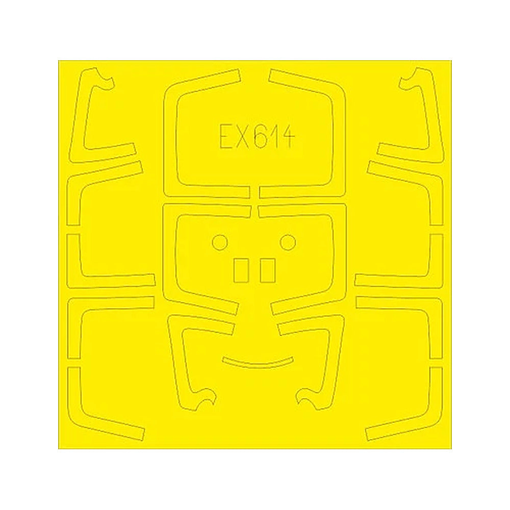 eduard ex614 1 48 mask su27ub tface canopy mask set for hbb