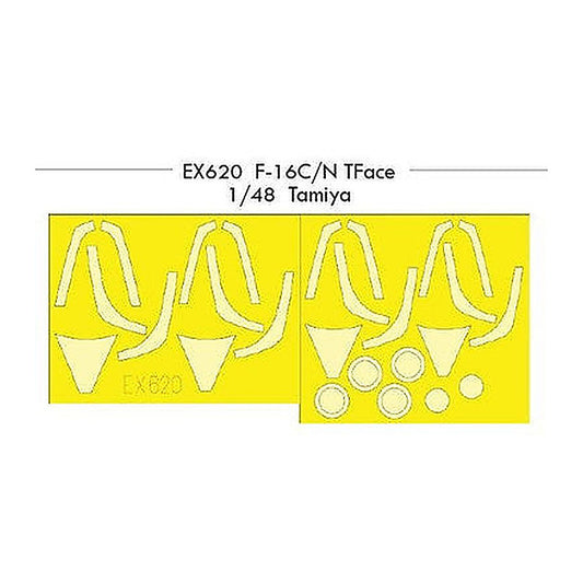 eduard ex620 1 48 mask f 16c n tface canopy mask set for tam