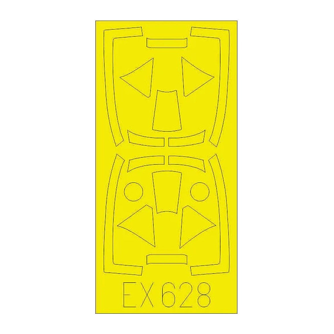 eduard ex628 1 48 mask tempest mk v tface canopy mask set for edu
