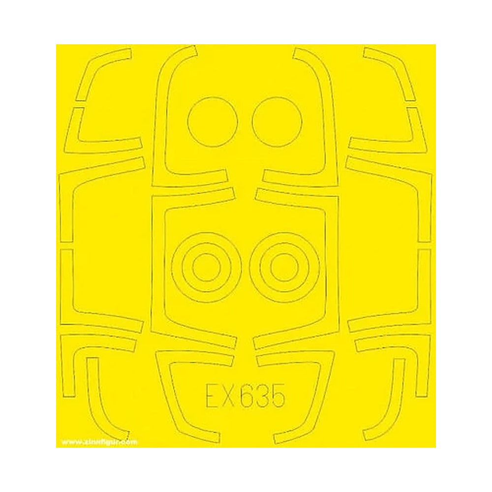 eduard ex635 1 48 mask f 15c msip ii tface canopy mask set for lnr