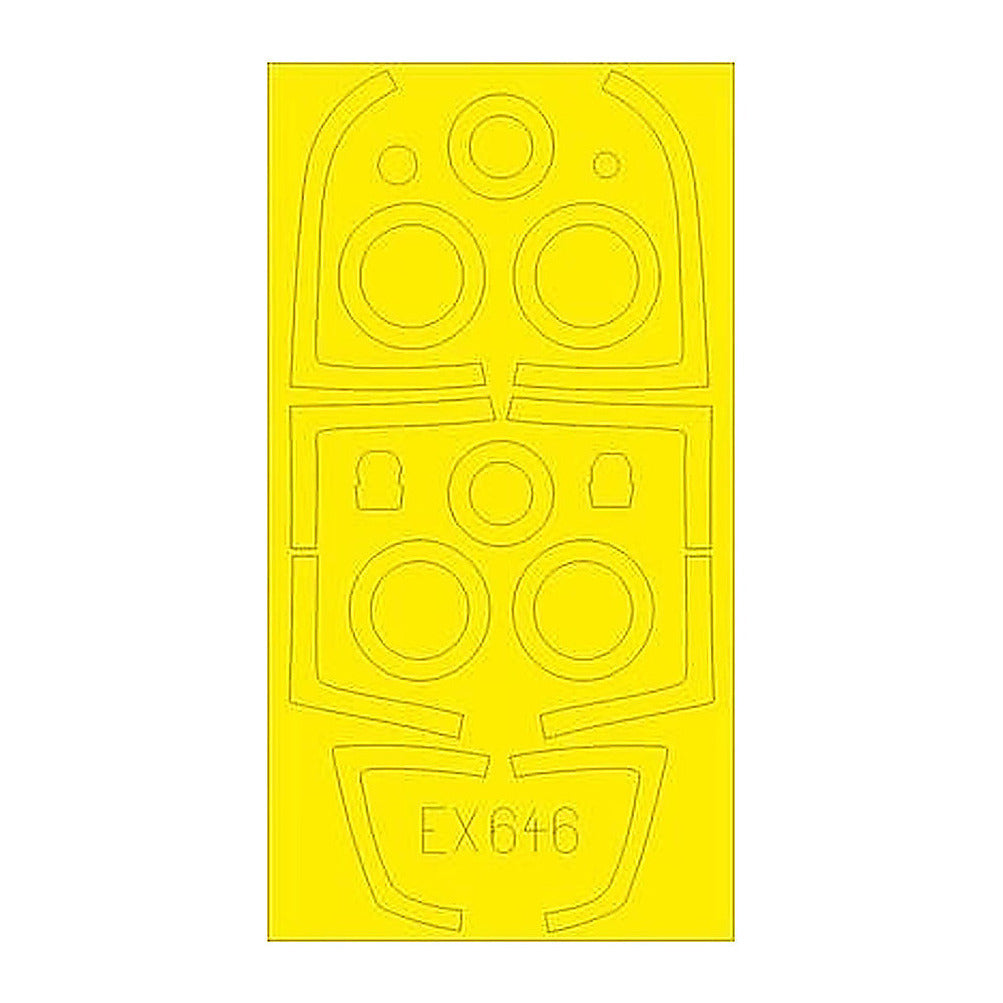 eduard ex646 1 48 mask f 15e for lnr canopy mask set