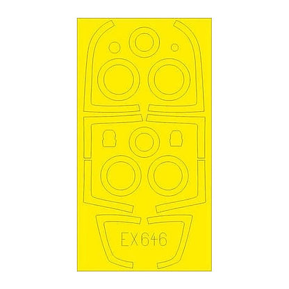 eduard ex646 1 48 mask f 15e for lnr canopy mask set