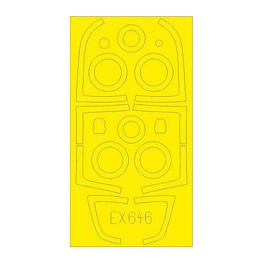 eduard ex646 1 48 mask f 15e for lnr canopy mask set