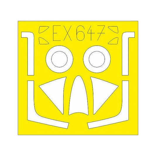 eduard ex647 1 48 mask hunter f6 for air canopy mask set