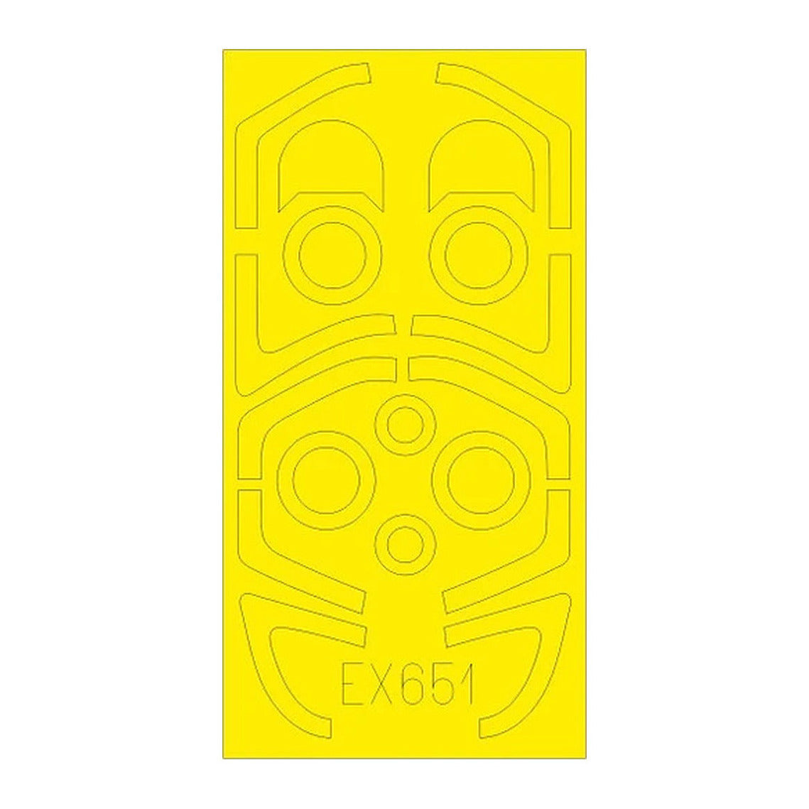 eduard ex651 1 48 mask l39ms l59 for trp canopy mask set