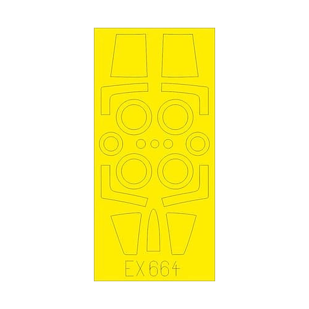 eduard ex664 1 48 mask f 104g for kinetic canopy mask set