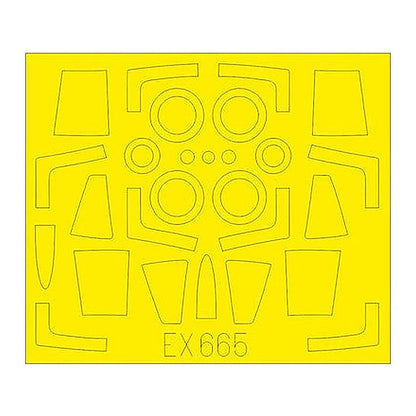 eduard ex665 1 48 mask f 104g tface canopy mask set for kinetic