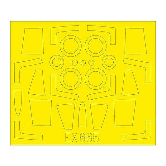eduard ex665 1 48 mask f 104g tface canopy mask set for kinetic