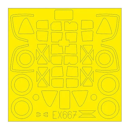 eduard ex667 1 48 mask p38f g tface canopy mask set for tam
