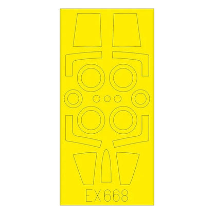 eduard ex668 1 48 paint mask for kinetic f 104j canopy mask set