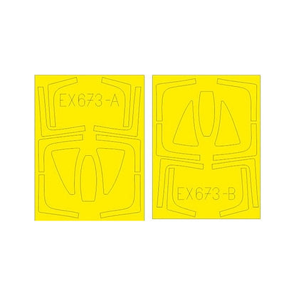 eduard ex673 1 48 mask f 14d tface canopy mask set for agk