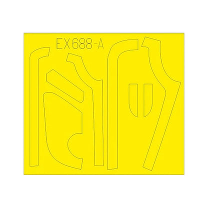 eduard ex688 1 48 mask b 17g anti glare panels ve production for hkm