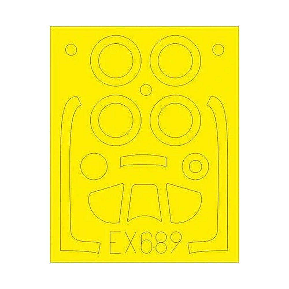 eduard ex689 1 48 mask p 51d5 for air canopy mask set