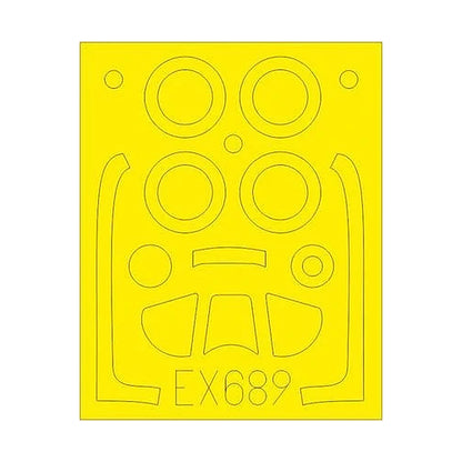 eduard ex689 1 48 mask p 51d5 for air canopy mask set