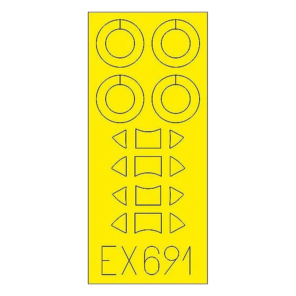 eduard ex691 1 48 mask tiger moth for air canopy mask set