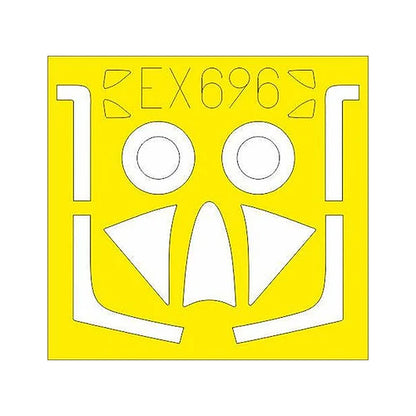 eduard ex696 1 48 mask hunter f 4 f 5 for air canopy mask set