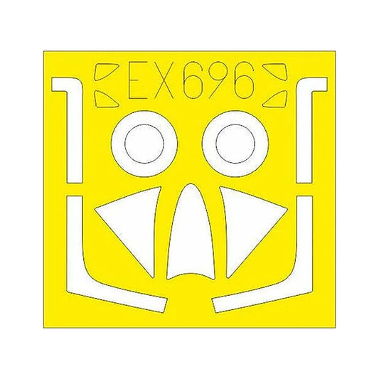 eduard ex696 1 48 mask hunter f 4 f 5 for air canopy mask set