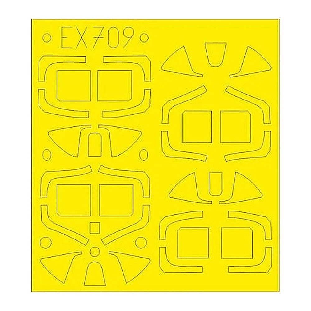 eduard ex709 1 48 mask spitfire mk i tface canopy mask set for edu