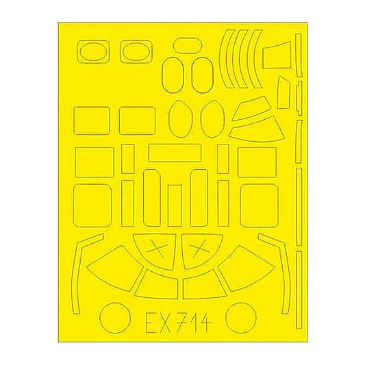 eduard ex714 1 48 mask b 25d for rmg canopy mask set