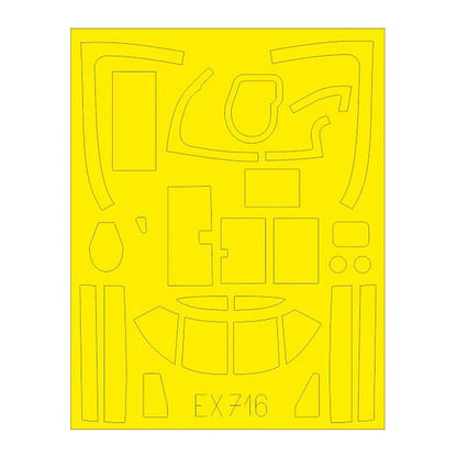 eduard ex716 1 48 mask b26c invader for icm canopy mask set