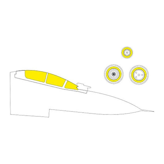 eduard ex743 1 48 mask su30sm for kty canopy mask set
