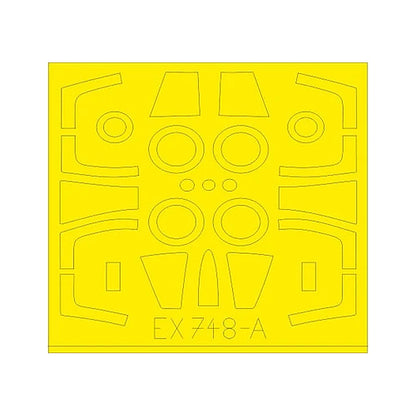 eduard ex748 1 48 mask f 104dj tface canopy mask set for kin_