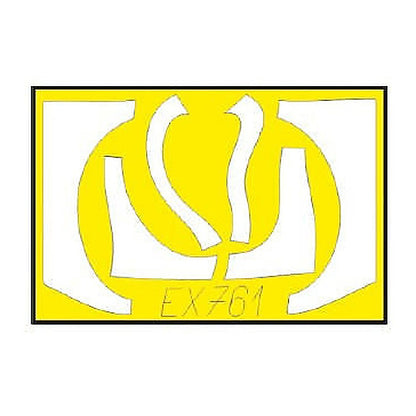 eduard ex761 1 48 mask f 16i sufa for kin canopy mask set