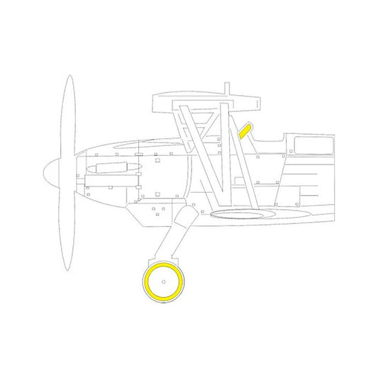 eduard ex764 1 48 mask ar68f for rod canopy mask set